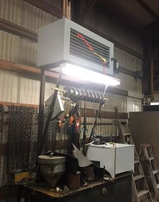 CINA Poultry Farm Waste Motor Oil Heater Remote Controller Konsumsi Rendah pemasok