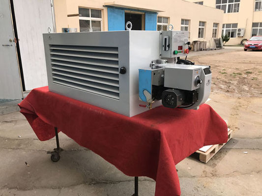 Cina 110V / 220V Hanging Limbah Oil Heater 200 - 600 Sqm Oil Tank CE Persetujuan pemasok