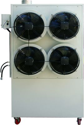 Pemanas Minyak Masak Ramah Lingkungan 12000 M3 / H Air Output Dengan Motor Kipas 0,6 Kw