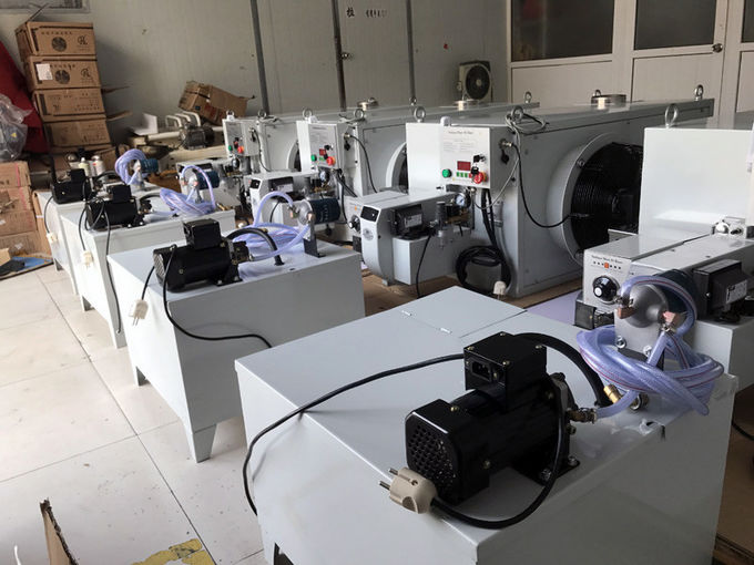 Pemanas minyak mesin limbah tahan lama 1100 X 550 X 550 Sistem Filter Milimeter 0