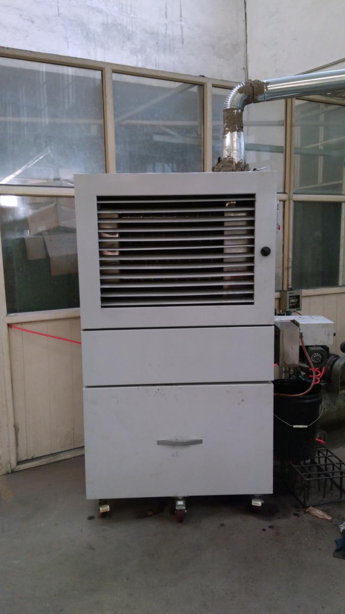 Pemanas Minyak Masak Ramah Lingkungan 12000 M3 / H Air Output Dengan Motor Kipas 0,6 Kw 0